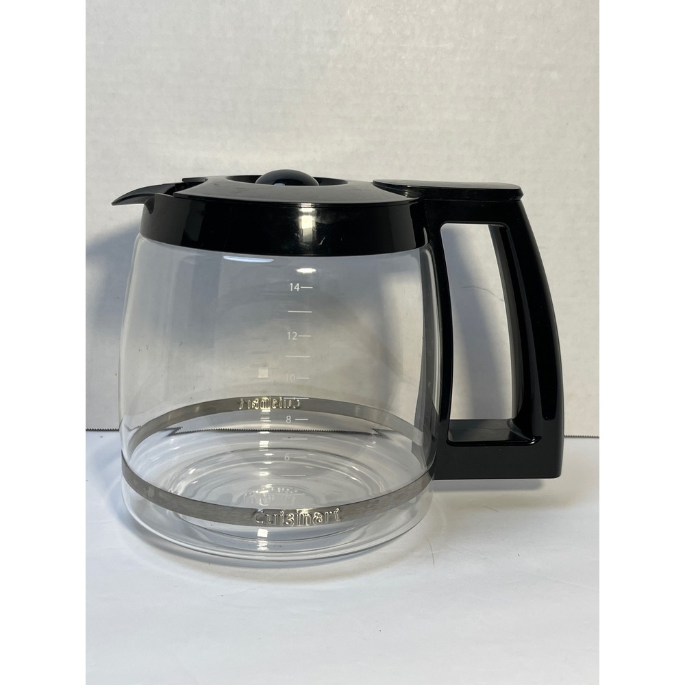 Cuisinart 14 Cup Glass Coffee Carafe Replacement Black Stainless CM923/032-#1